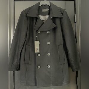 Blake Men's Black Peacoat